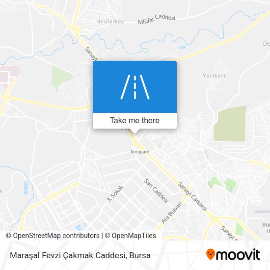 Maraşal Fevzi Çakmak Caddesi map