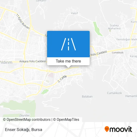 Enser Sokağı map