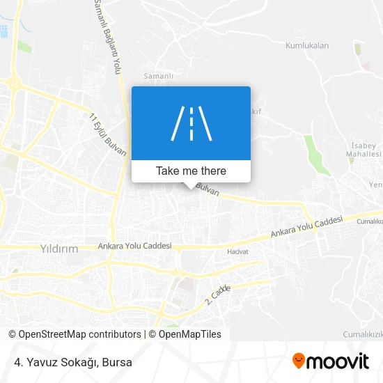 4. Yavuz Sokağı map