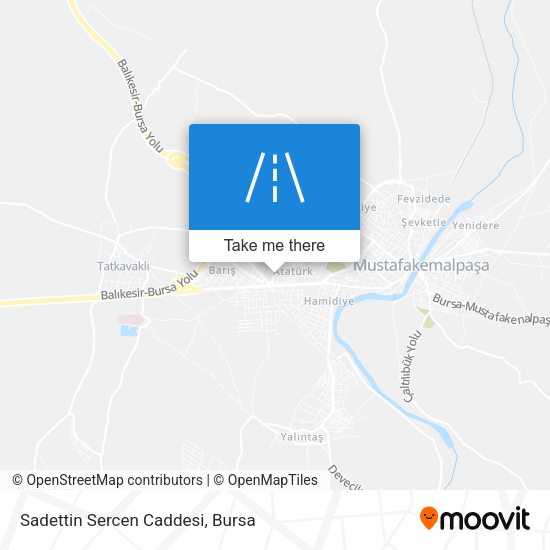 Sadettin Sercen Caddesi map