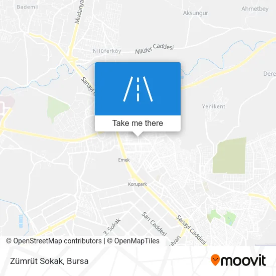 Zümrüt Sokak map