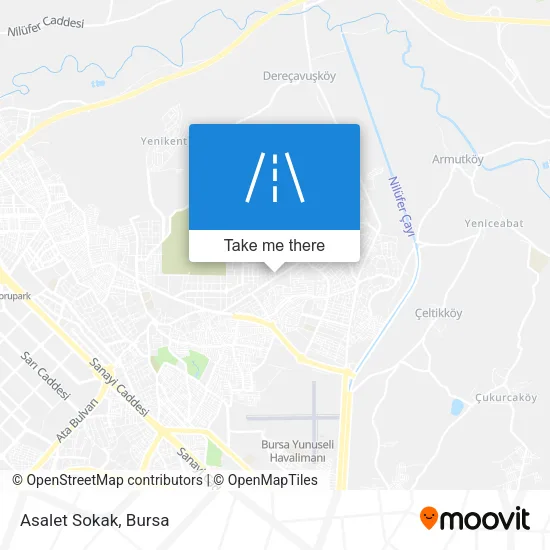 Asalet Sokak map