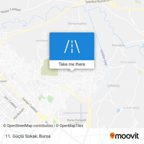 11. Güçlü Sokak map