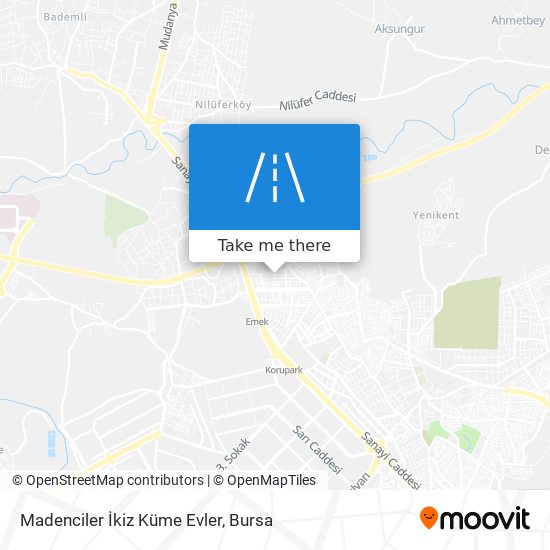 Madenciler İkiz Küme Evler map