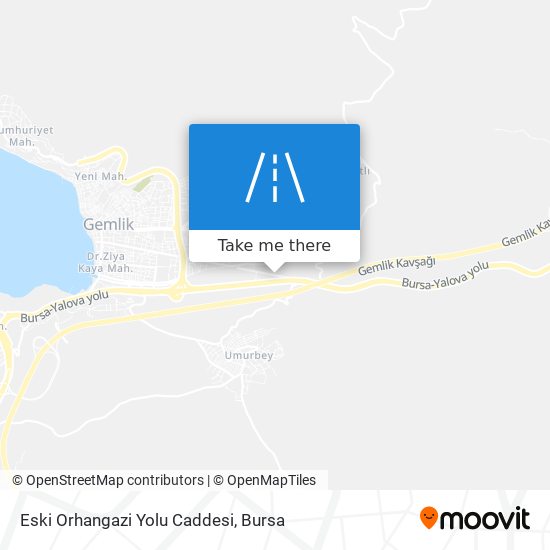 Eski Orhangazi Yolu Caddesi map