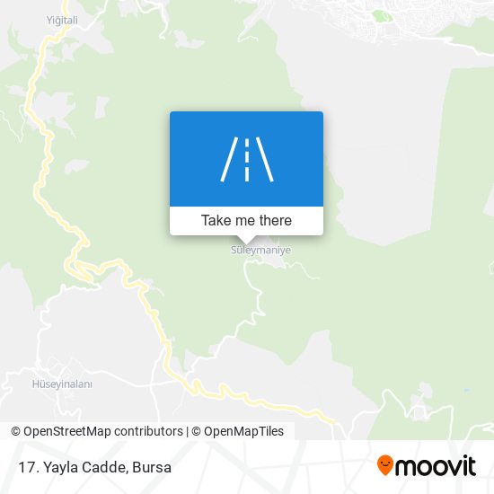 17. Yayla Cadde map