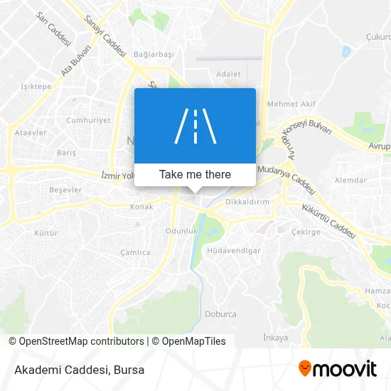 Akademi Caddesi map