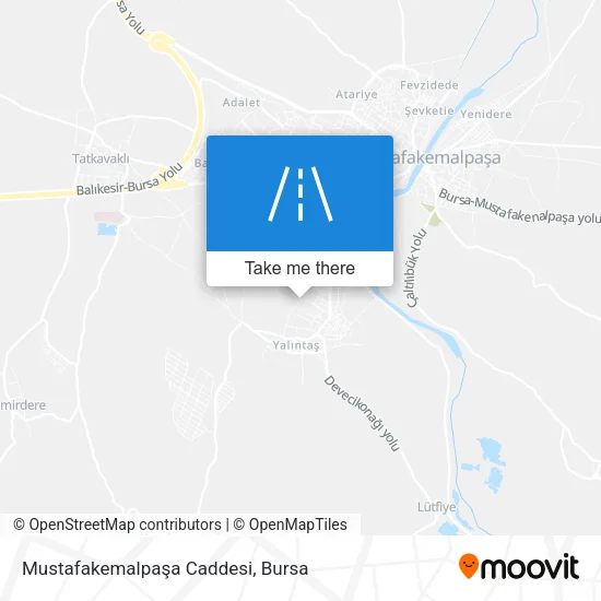 Mustafakemalpaşa Caddesi map