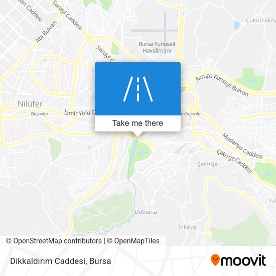 Dikkaldırım Caddesi map