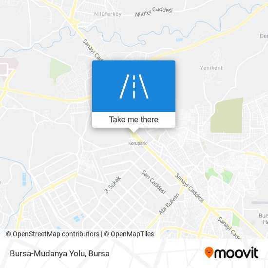 Bursa-Mudanya Yolu map