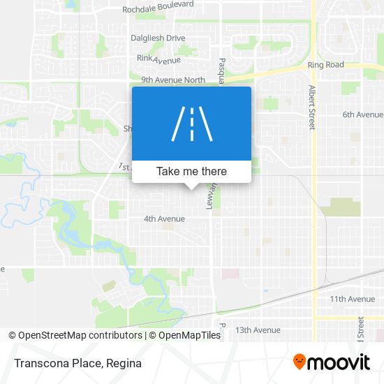Transcona Place map