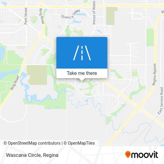 Wascana Circle map