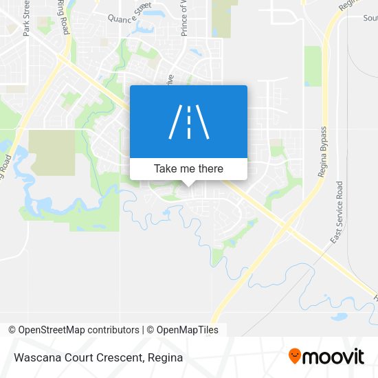 Wascana Court Crescent map