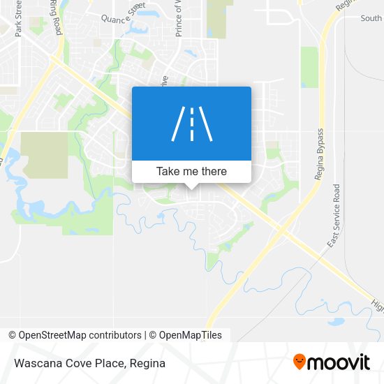 Wascana Cove Place map