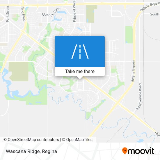 Wascana Ridge map