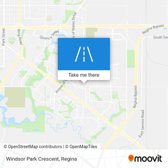 Windsor Park Crescent map