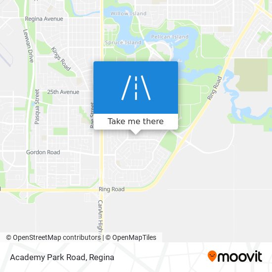 Academy Park Road map