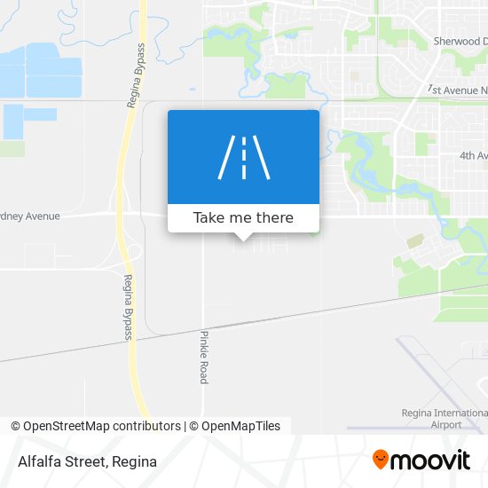 Alfalfa Street map