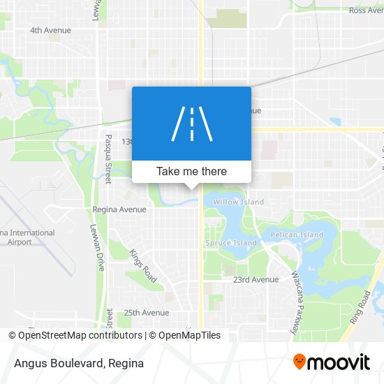 Angus Boulevard map
