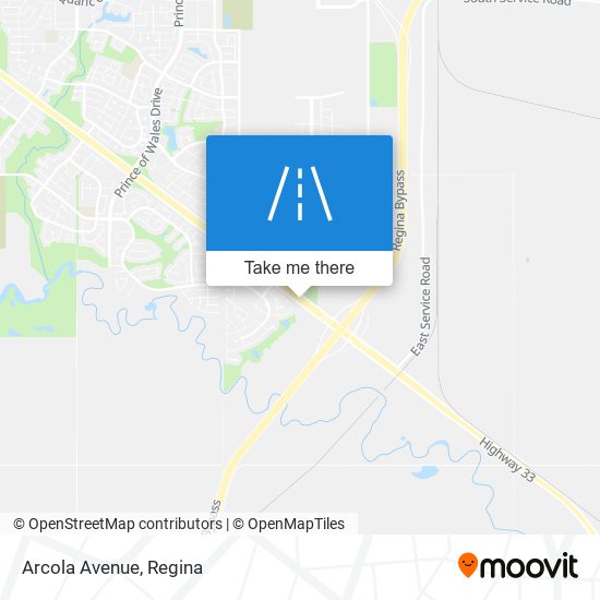 Arcola Avenue map
