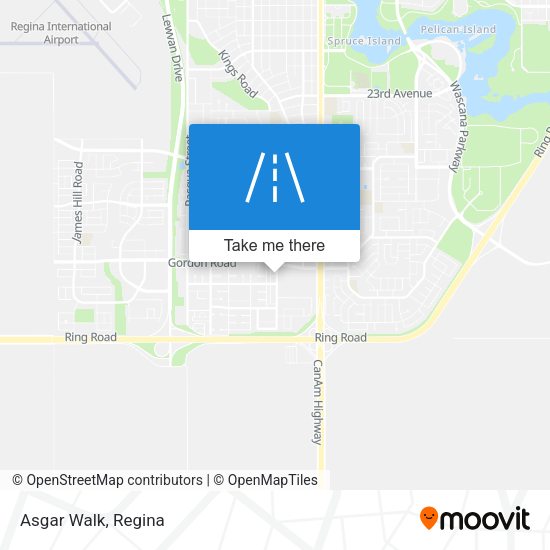 Asgar Walk map