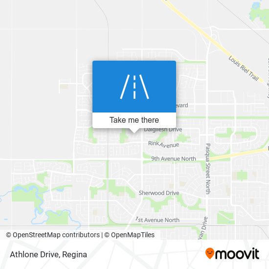 Athlone Drive map
