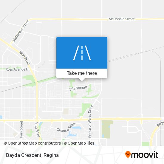 Bayda Crescent map