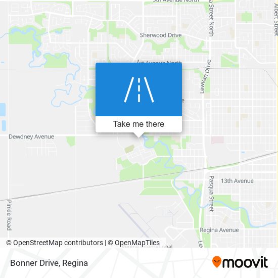 Bonner Drive map