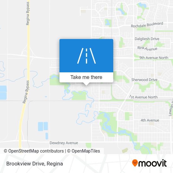 Brookview Drive map