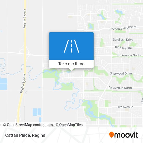 Cattail Place map