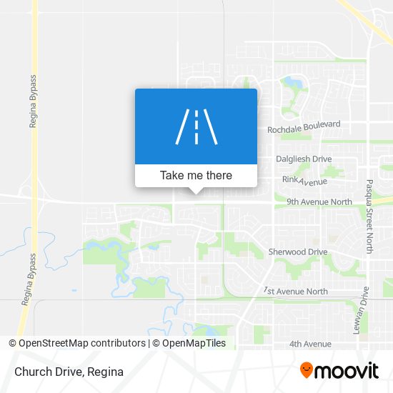 Church Drive map