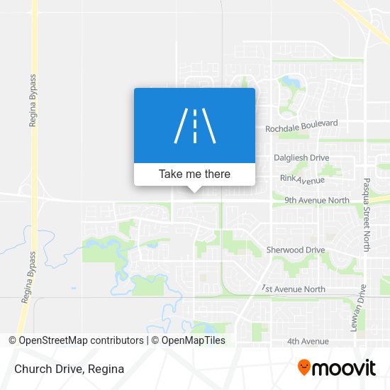 Church Drive map