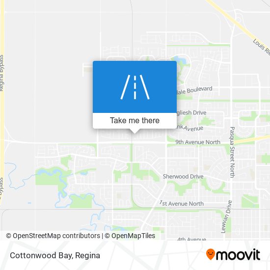 Cottonwood Bay map