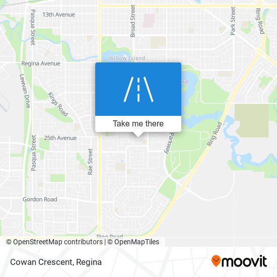 Cowan Crescent map