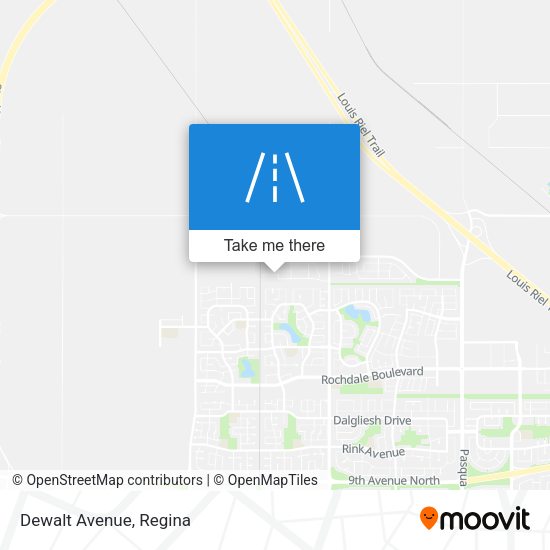 Dewalt Avenue map