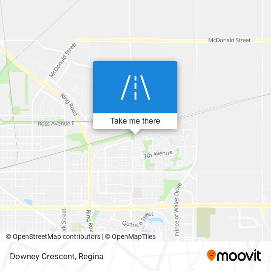 Downey Crescent map