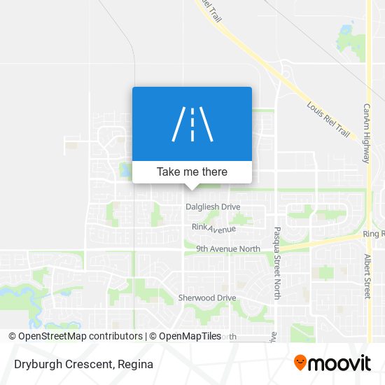 Dryburgh Crescent map