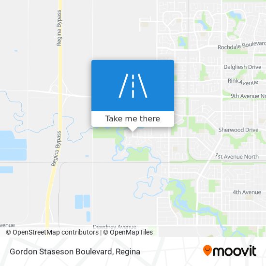 Gordon Staseson Boulevard map