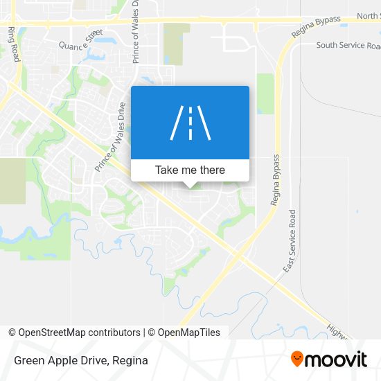 Green Apple Drive map