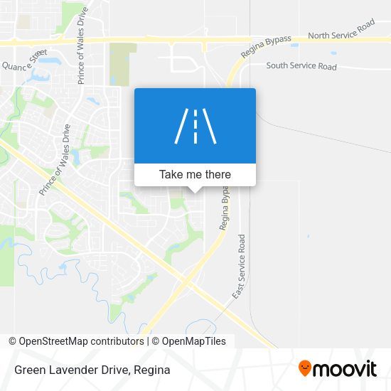 Green Lavender Drive map