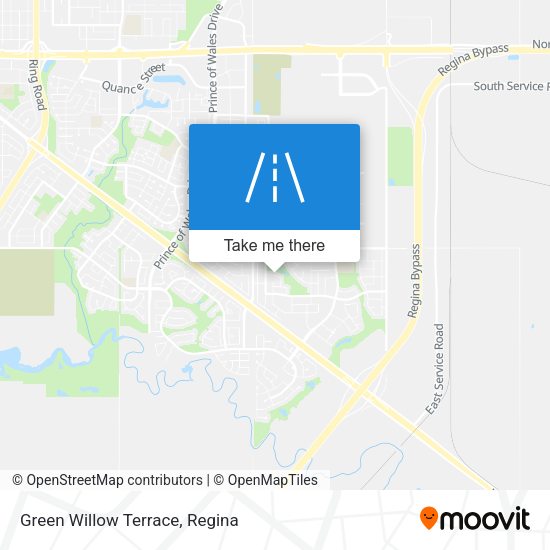 Green Willow Terrace map