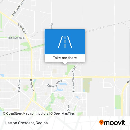 Hatton Crescent map