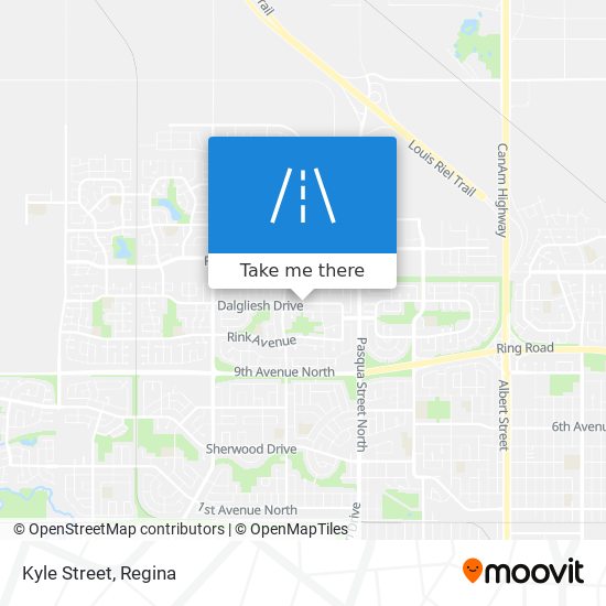 Kyle Street map