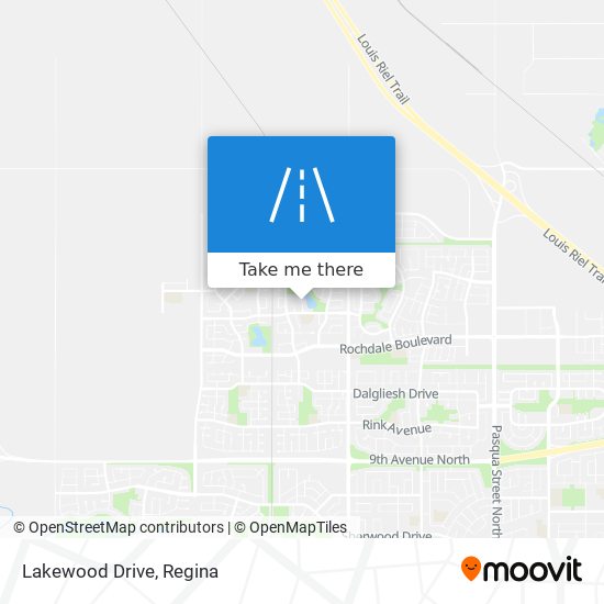 Lakewood Drive map