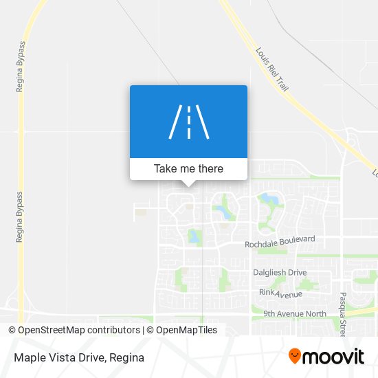 Maple Vista Drive map