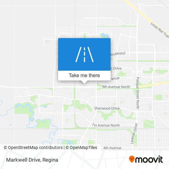 Markwell Drive map