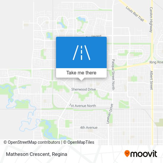 Matheson Crescent map