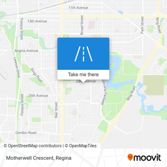 Motherwell Crescent map