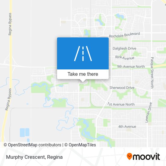 Murphy Crescent map