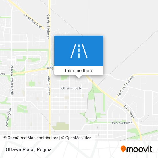 Ottawa Place map